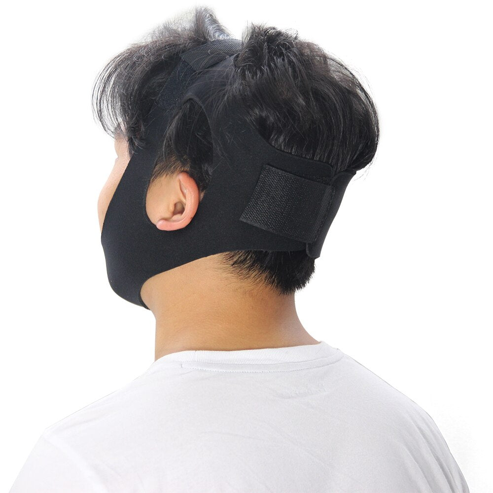 Casque de mâchoire anti-ronflement pour menton