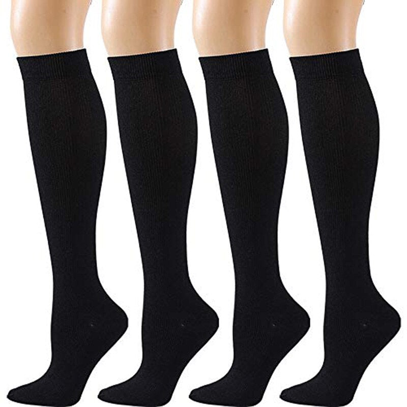 Chaussettes de compression unies