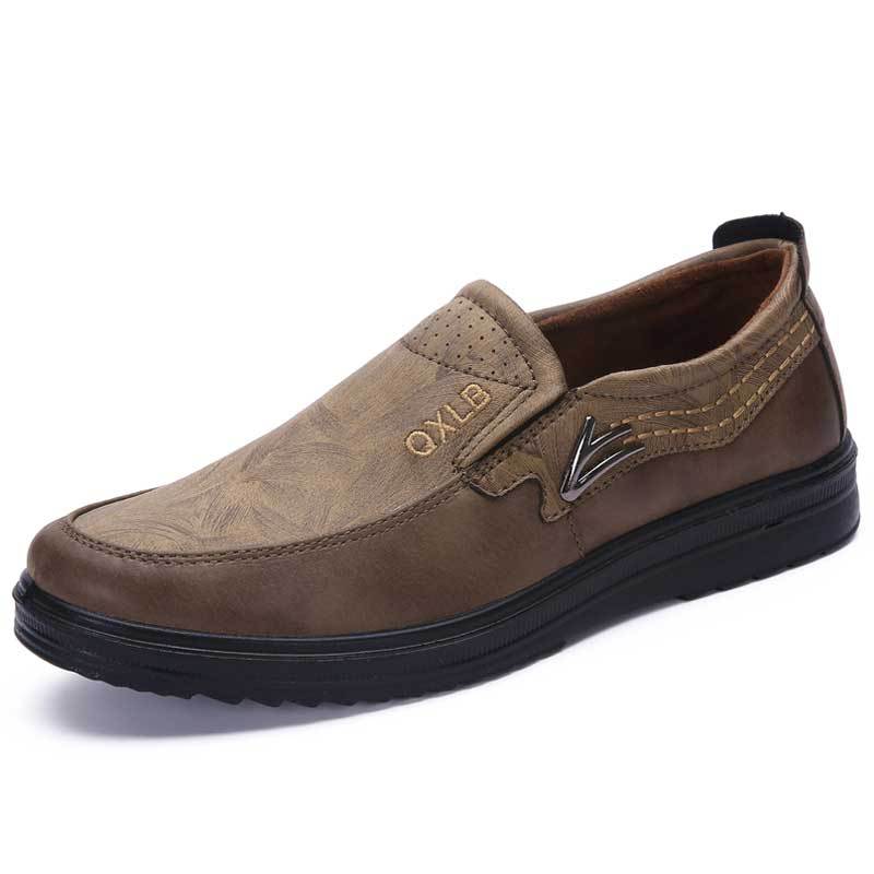 Chaussures orthopédiques pour homme en cuir