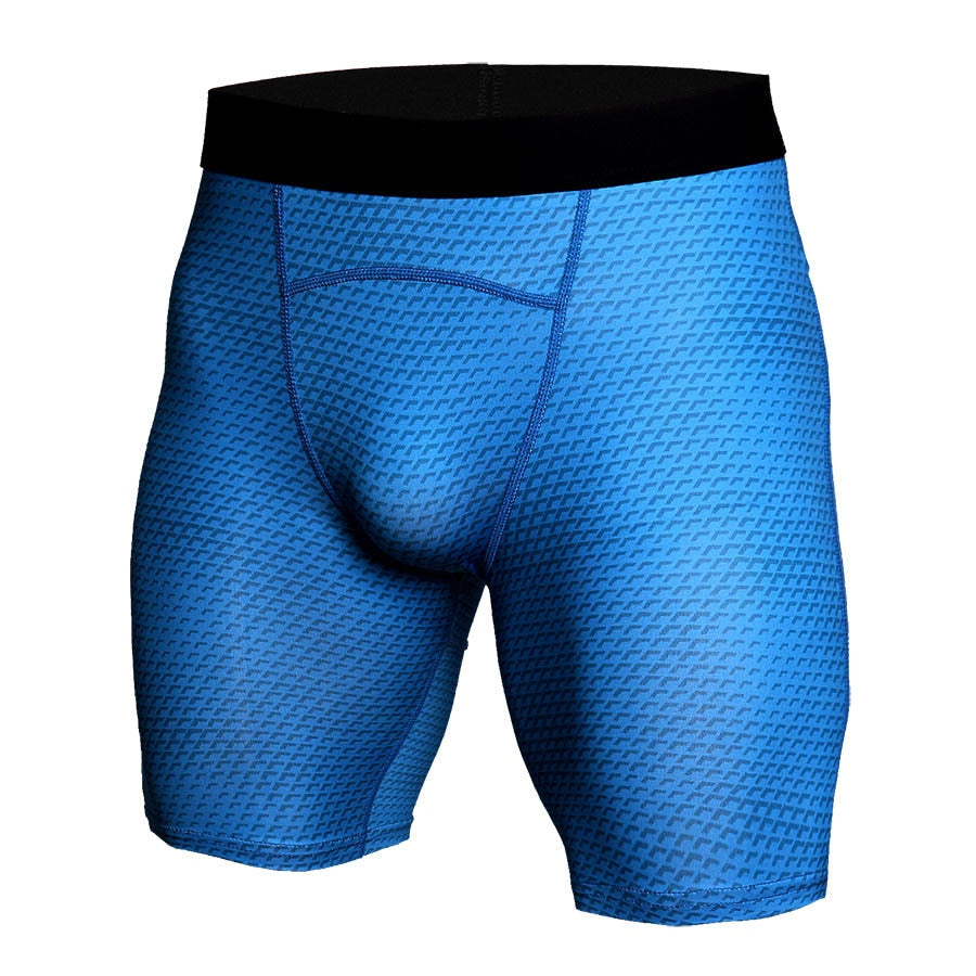 Short de compression à motifs pour homme