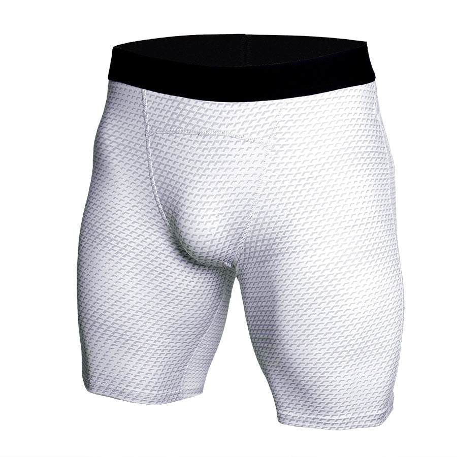 Short de compression à motifs pour homme