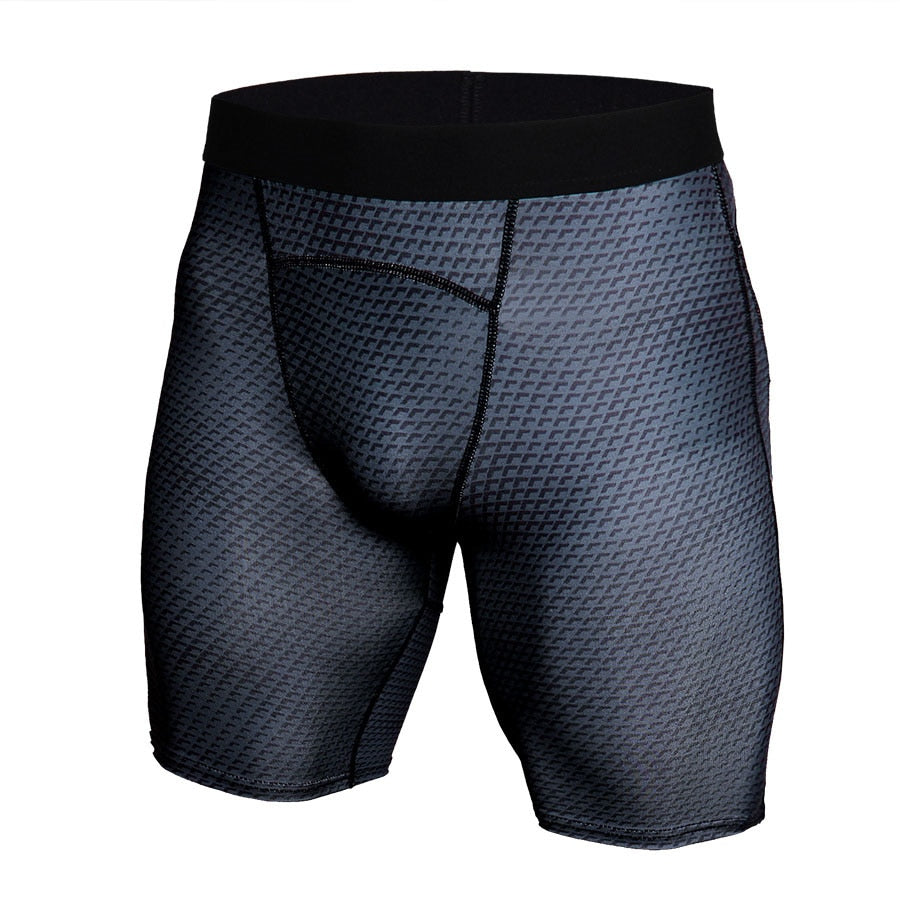 Short de compression à motifs pour homme