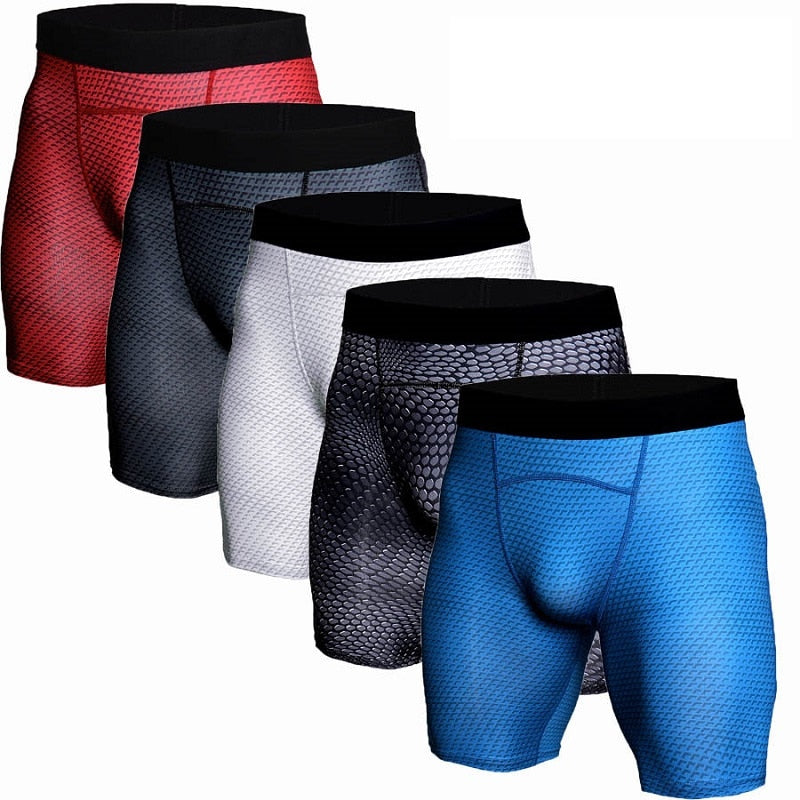 Short de compression à motifs pour homme