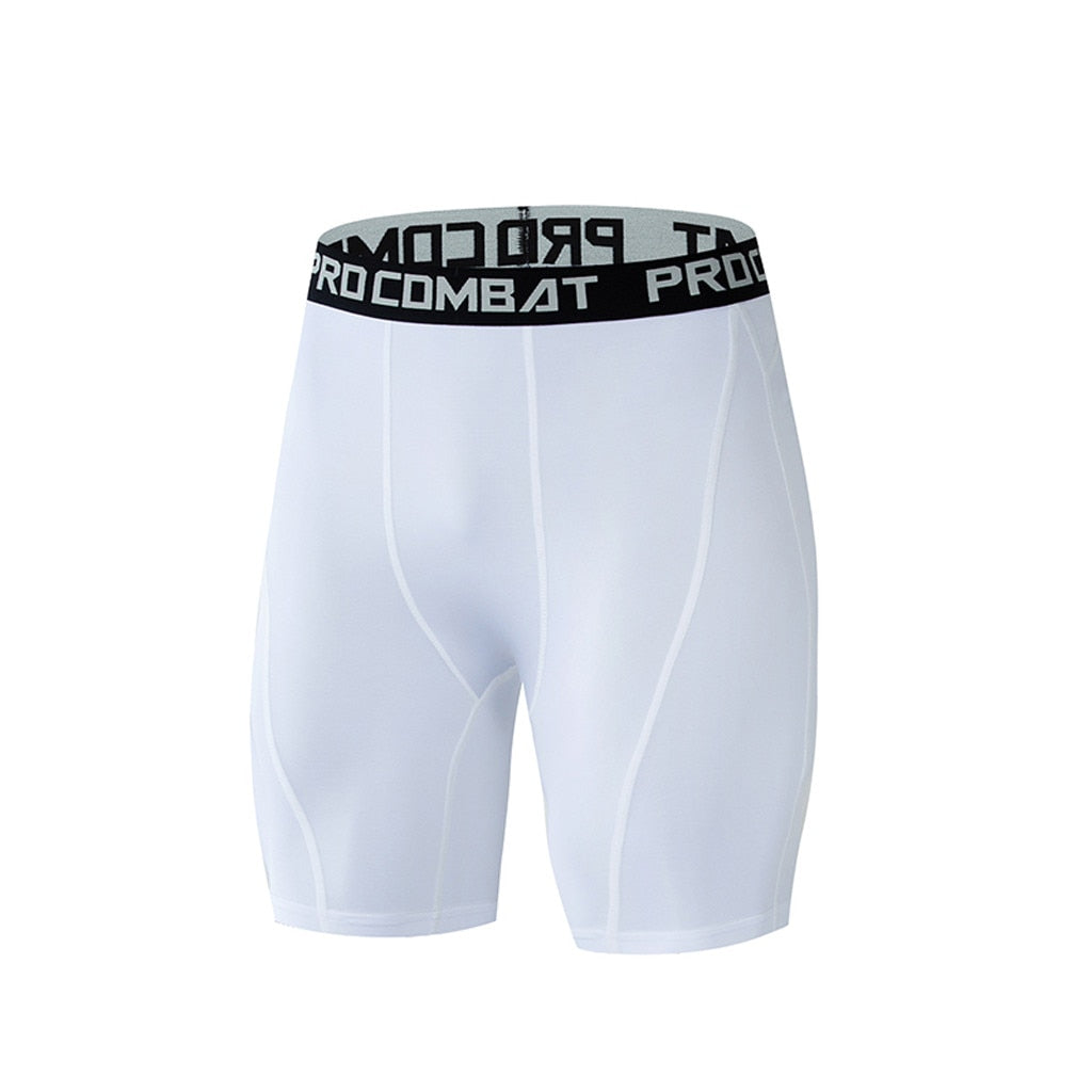 Short de compression uni pour homme