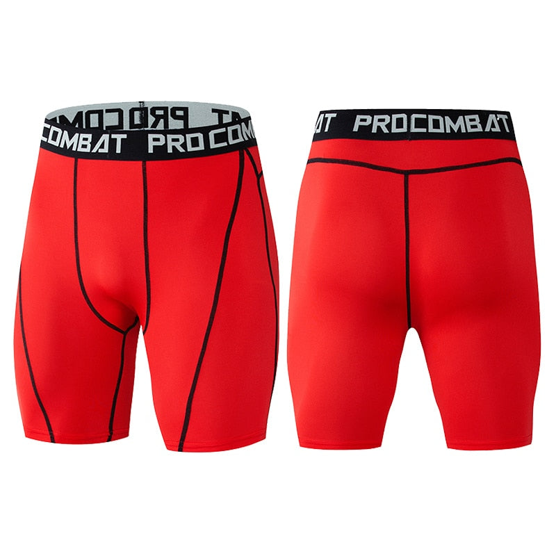 Short de compression uni pour homme