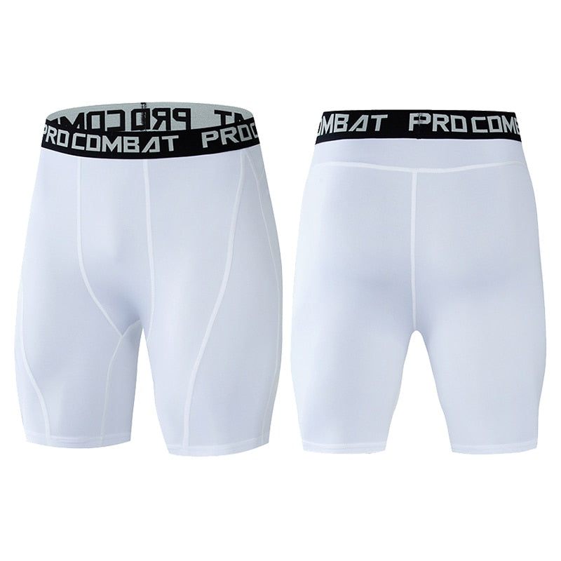 Short de compression uni pour homme