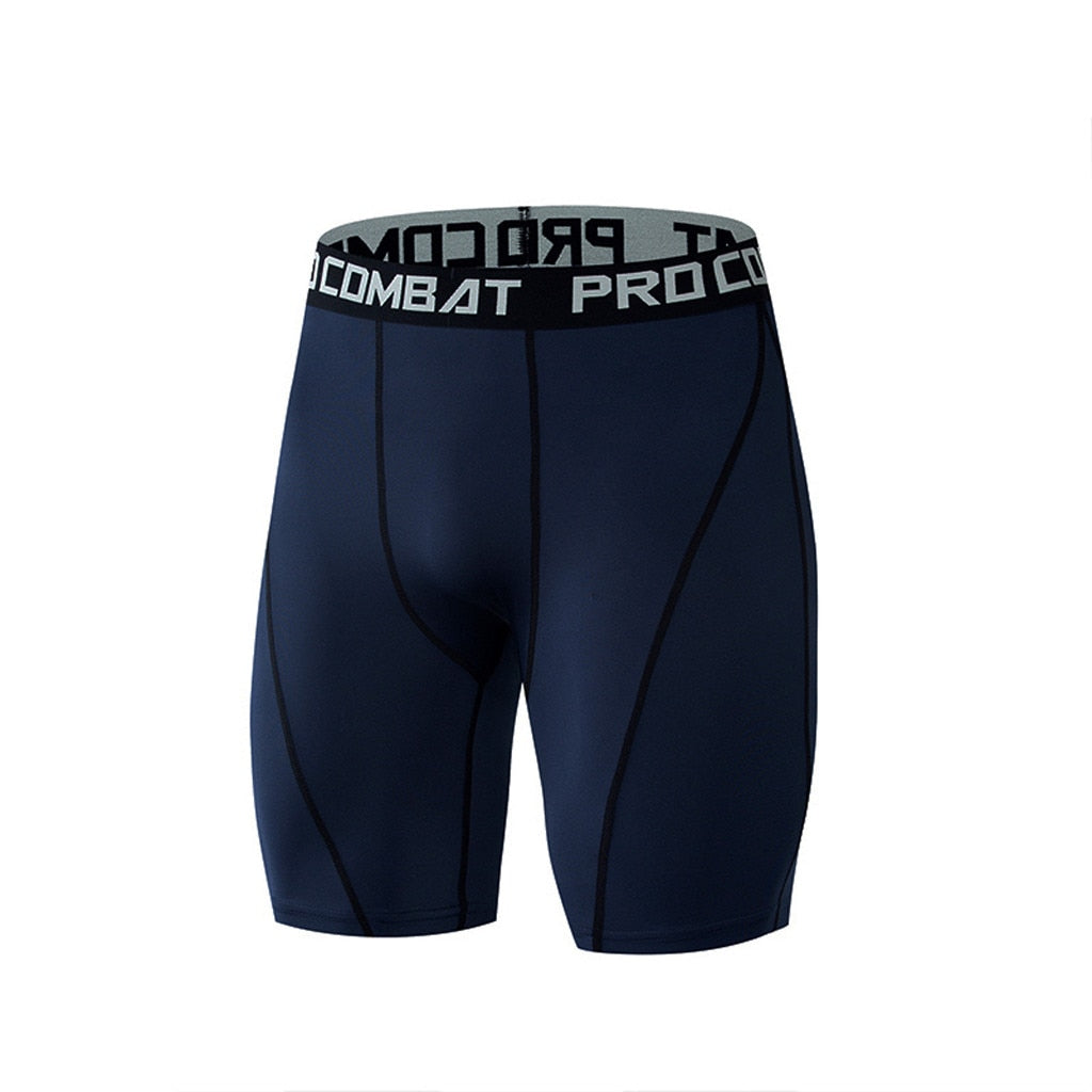 Short de compression uni pour homme