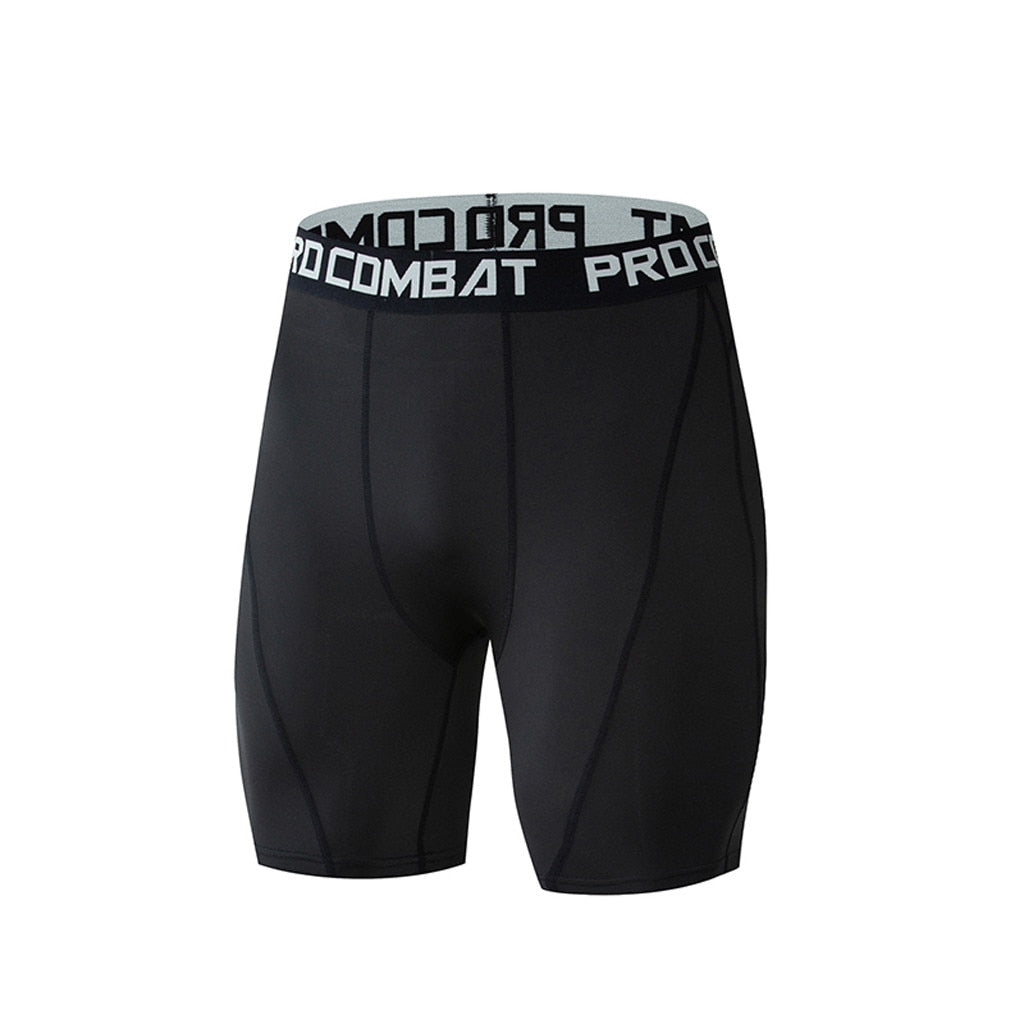 Short de compression uni pour homme