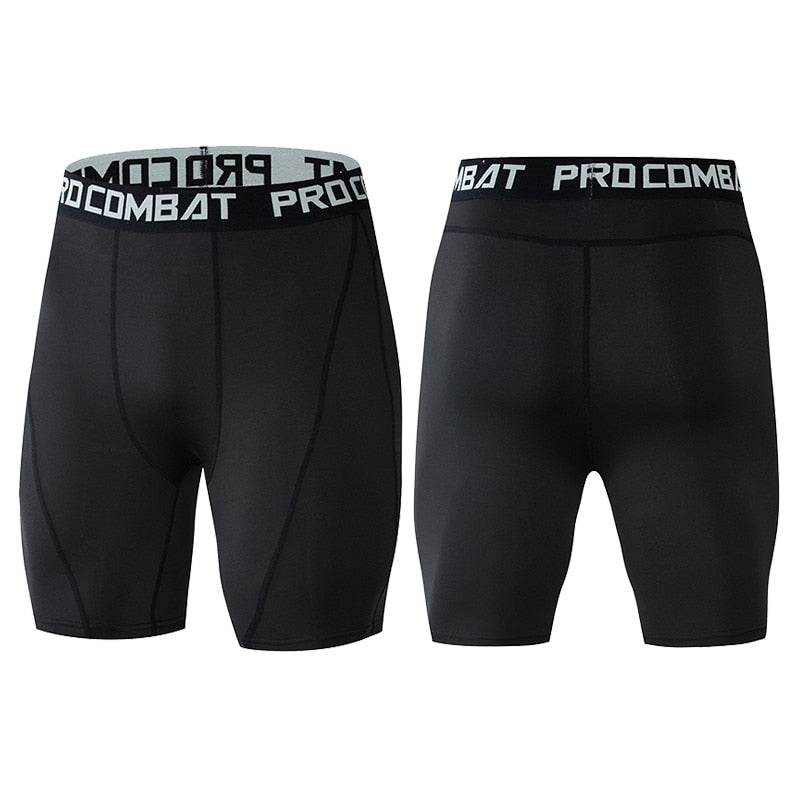 Short de compression uni pour homme