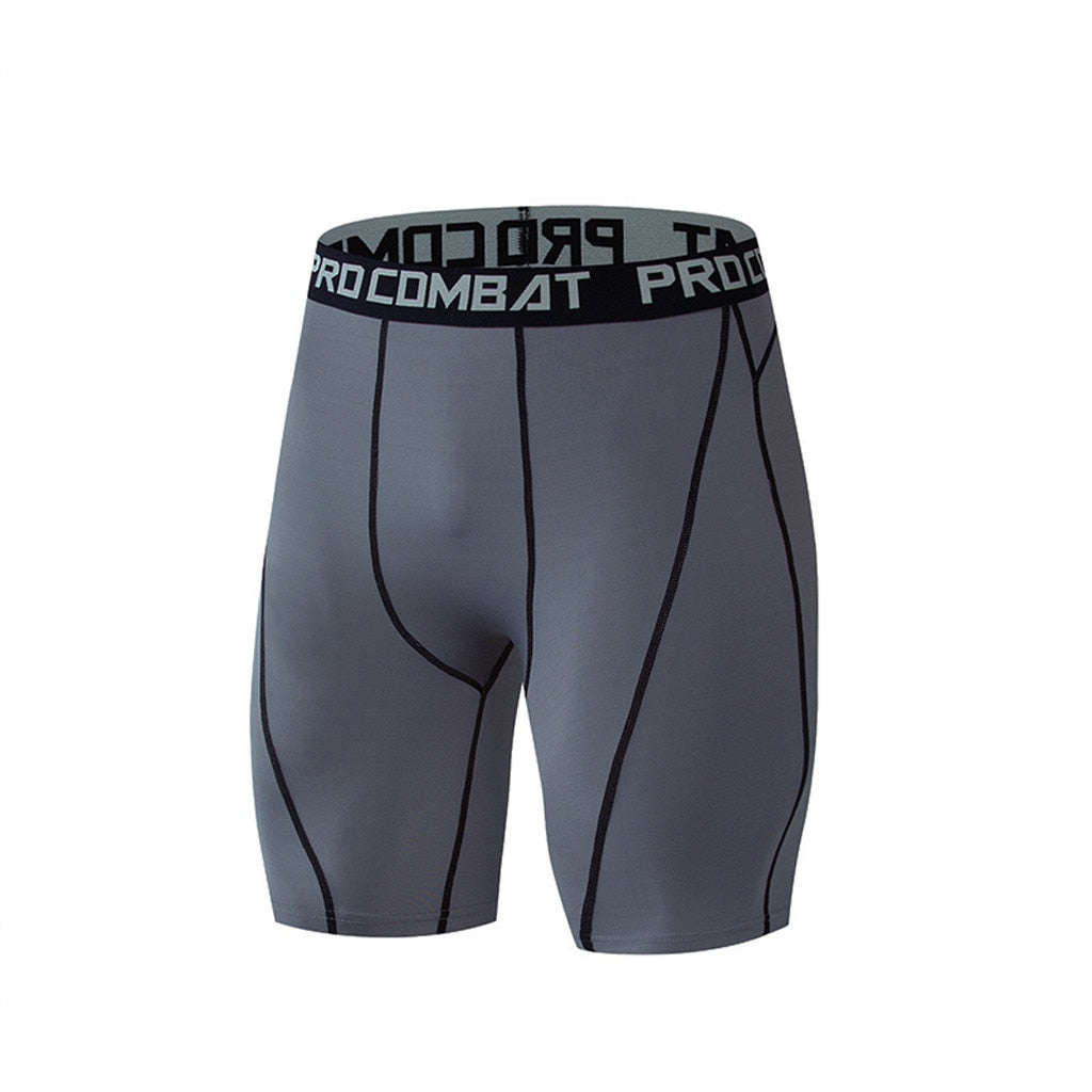 Short de compression uni pour homme