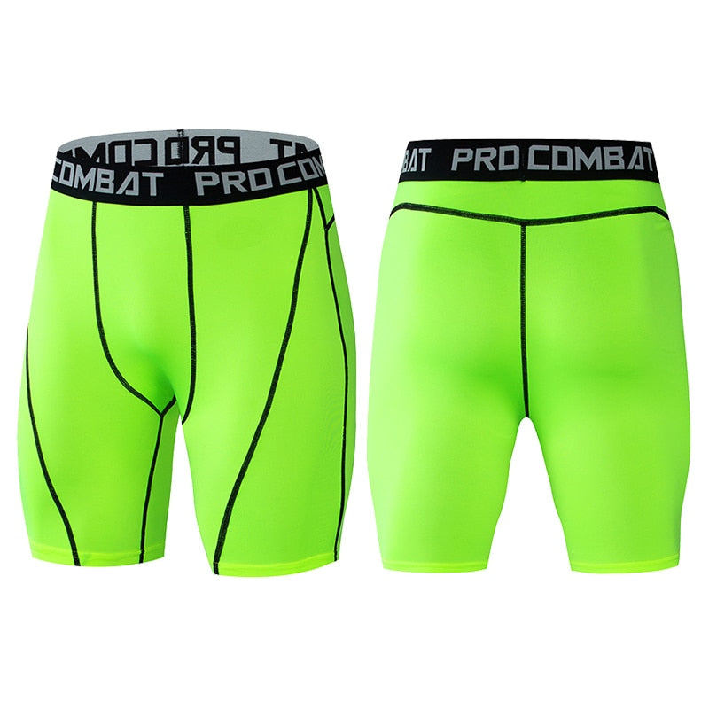 Short de compression uni pour homme