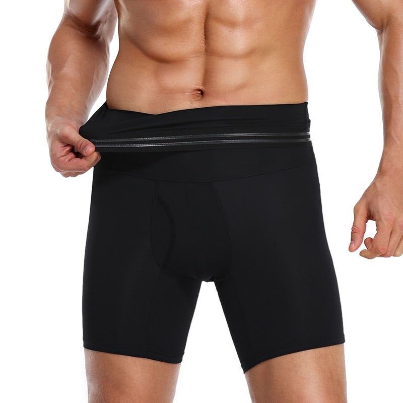 Short de compression moyenne taille haute pour homme