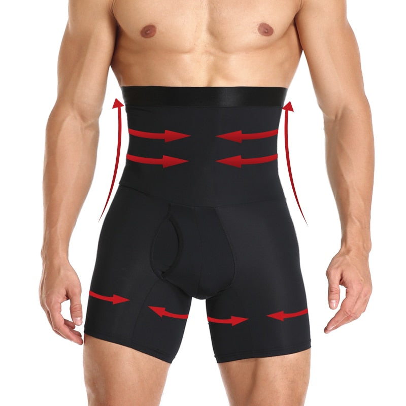 Short de compression moyenne taille haute pour homme