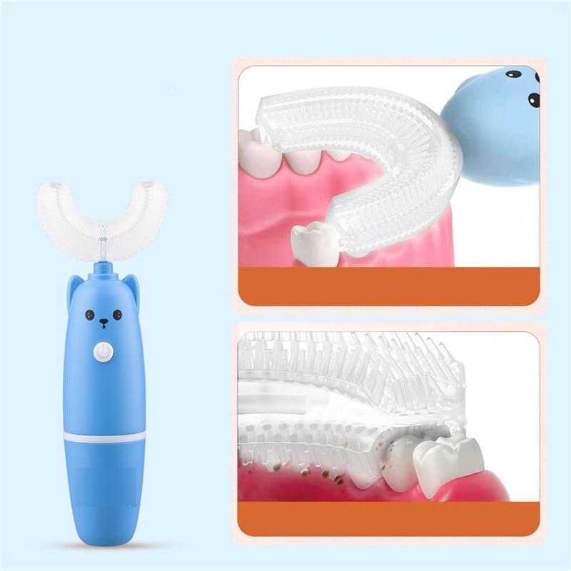 Brosse a dent électrique enfant type silicone