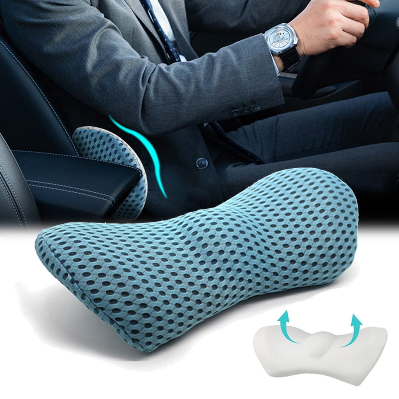 Coussin lombaire à mémoire de forme pour voiture