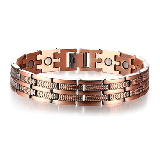 Bracelet de thérapie magnétique en cuivre pour homme