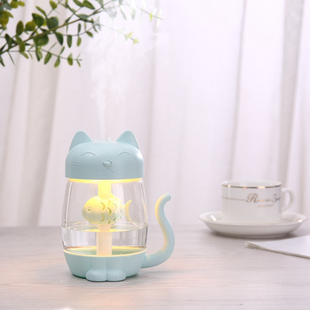 Humidificateur d'air pour bébé en forme de chat