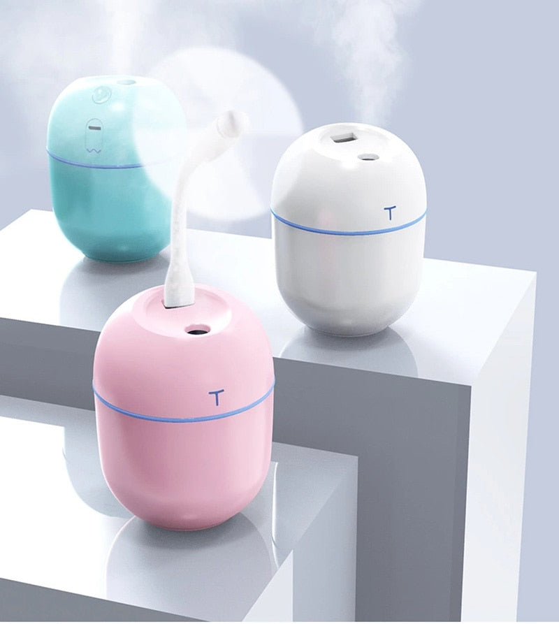 Mini air humidifier for home and car