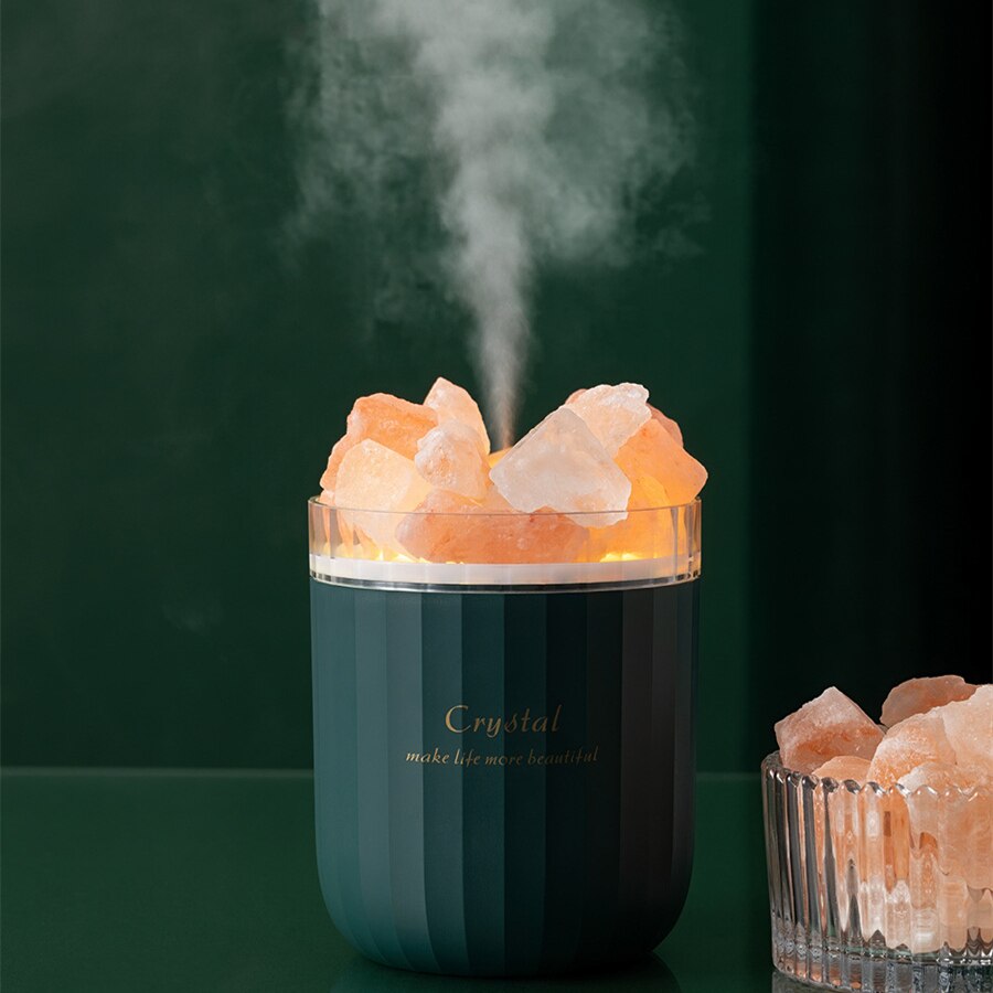 Air humidifier and salt aroma for the home