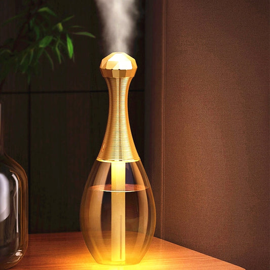 Humidificateur d'air ultrasonique forme bouteille de parfum