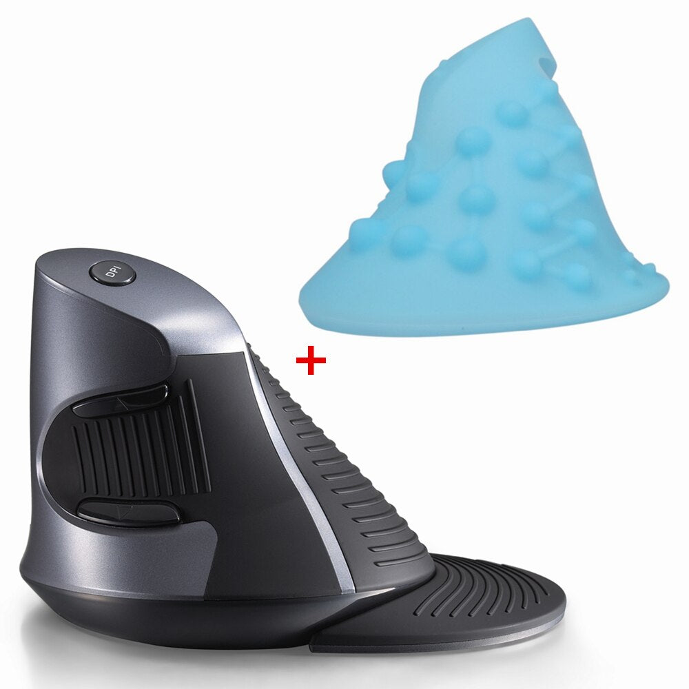 Souris ergonomique avec coque en caoutchouc