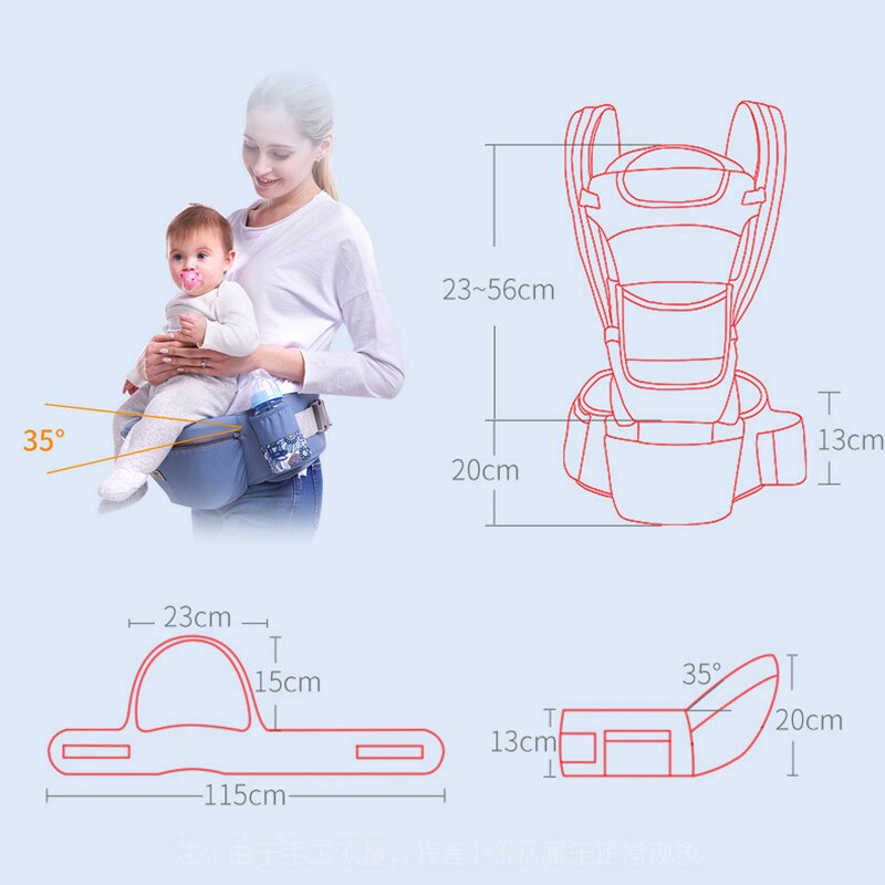 Porte-bébé ergonomique multi-porté