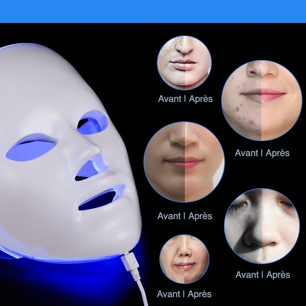 Appareil massage visage pour luminothérapie