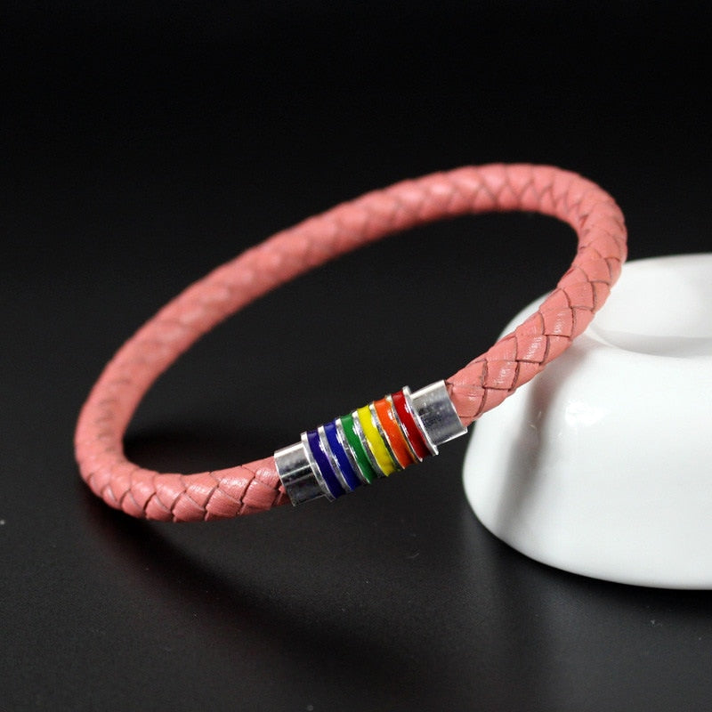 Bracelet anti-douleur en cuir véritable