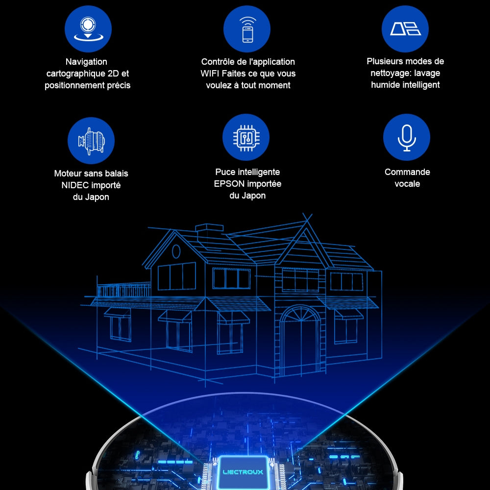 Aspirateur robot super intelligent