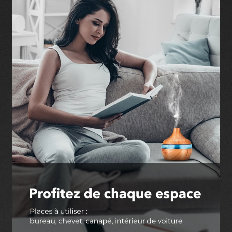 Humidificateur électrique et diffuseur d'huiles essentielles