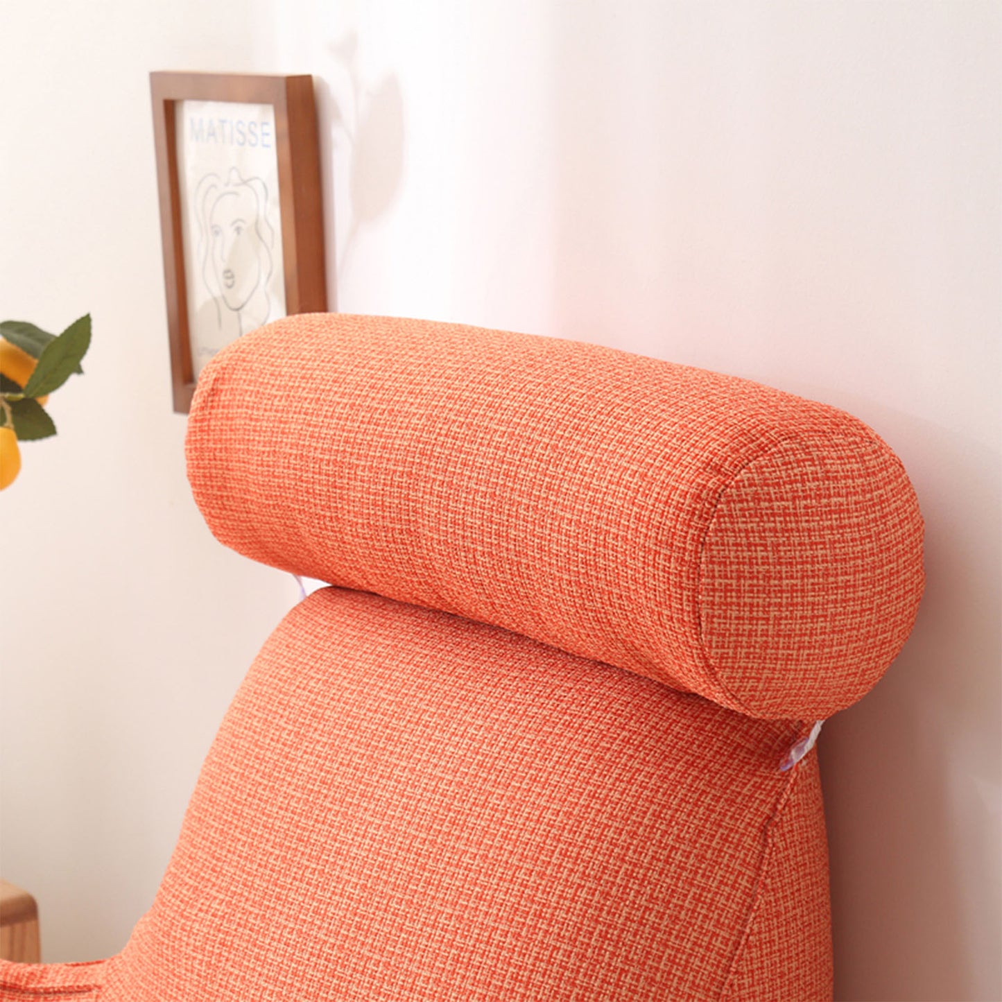 Coussin de dos avec repose-tête détachable