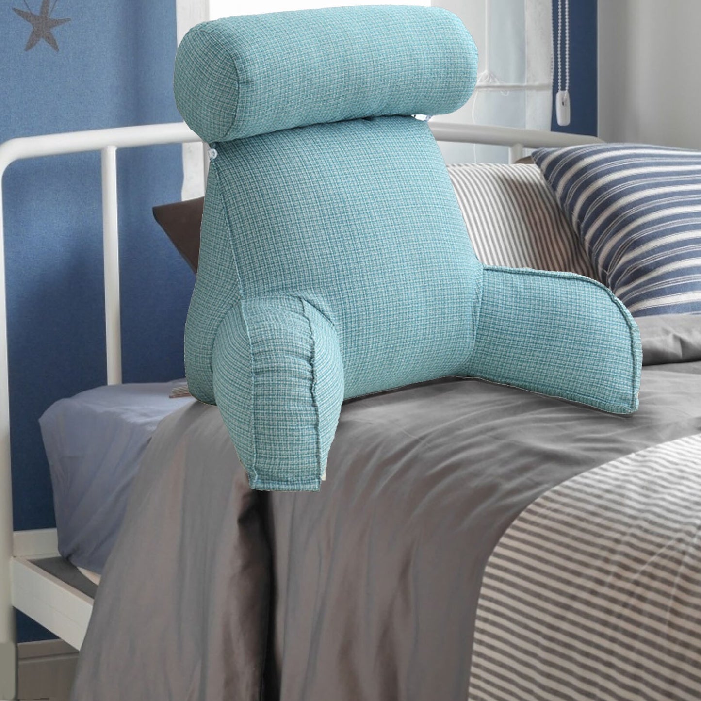 Coussin de dos avec repose-tête détachable