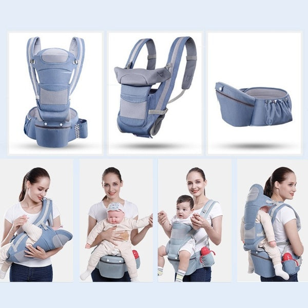 Porte-bébé ergonomique multi-porté