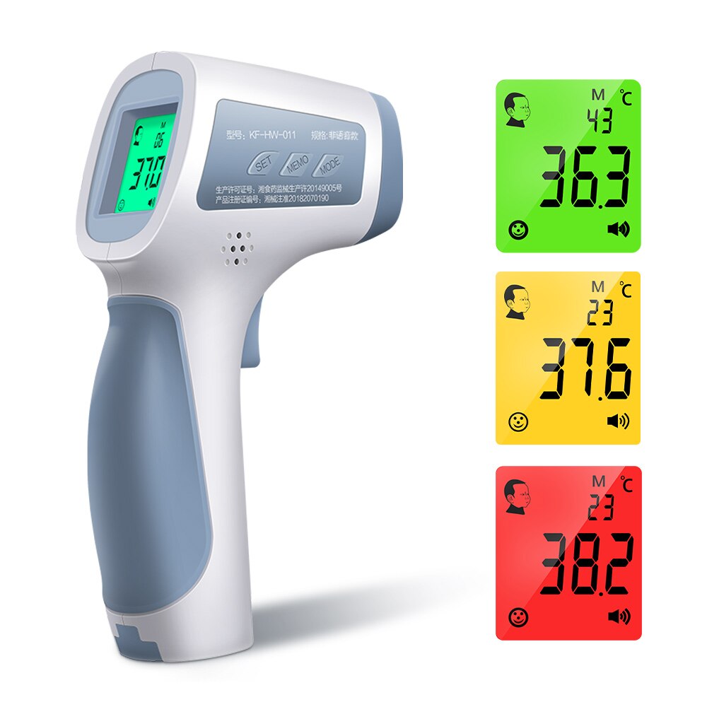 Thermomètre infrarouge pour corps et objets