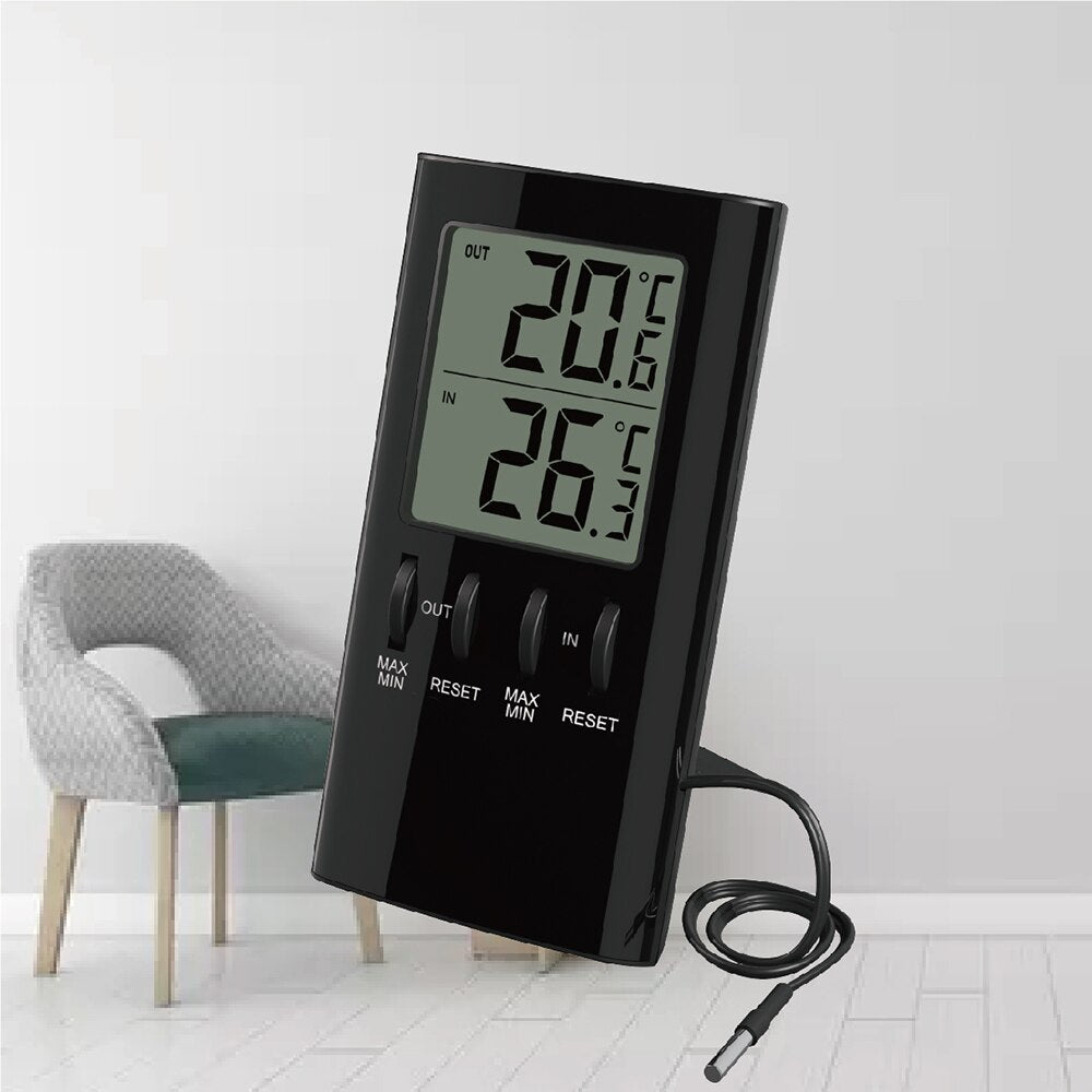 Thermomètre numérique d'intérieur LCD