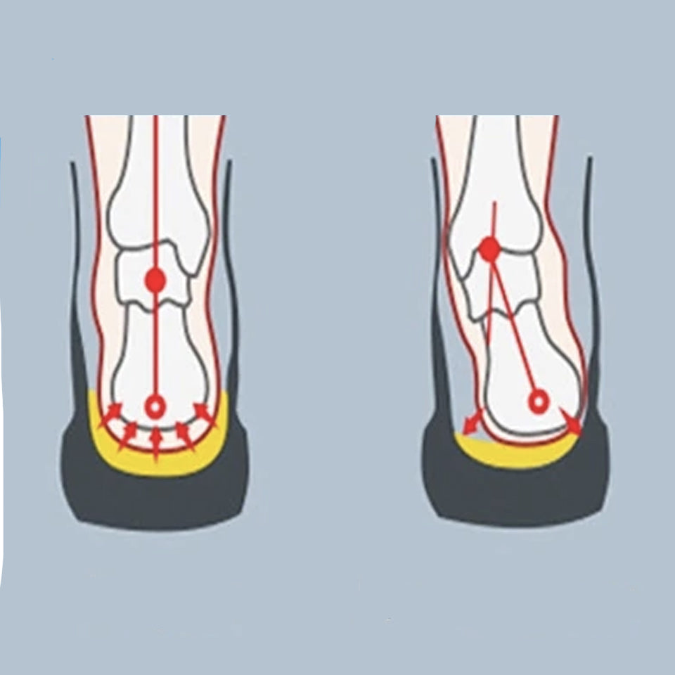 Semelles anti-douleur orthopédiques en mousse à mémoire de forme